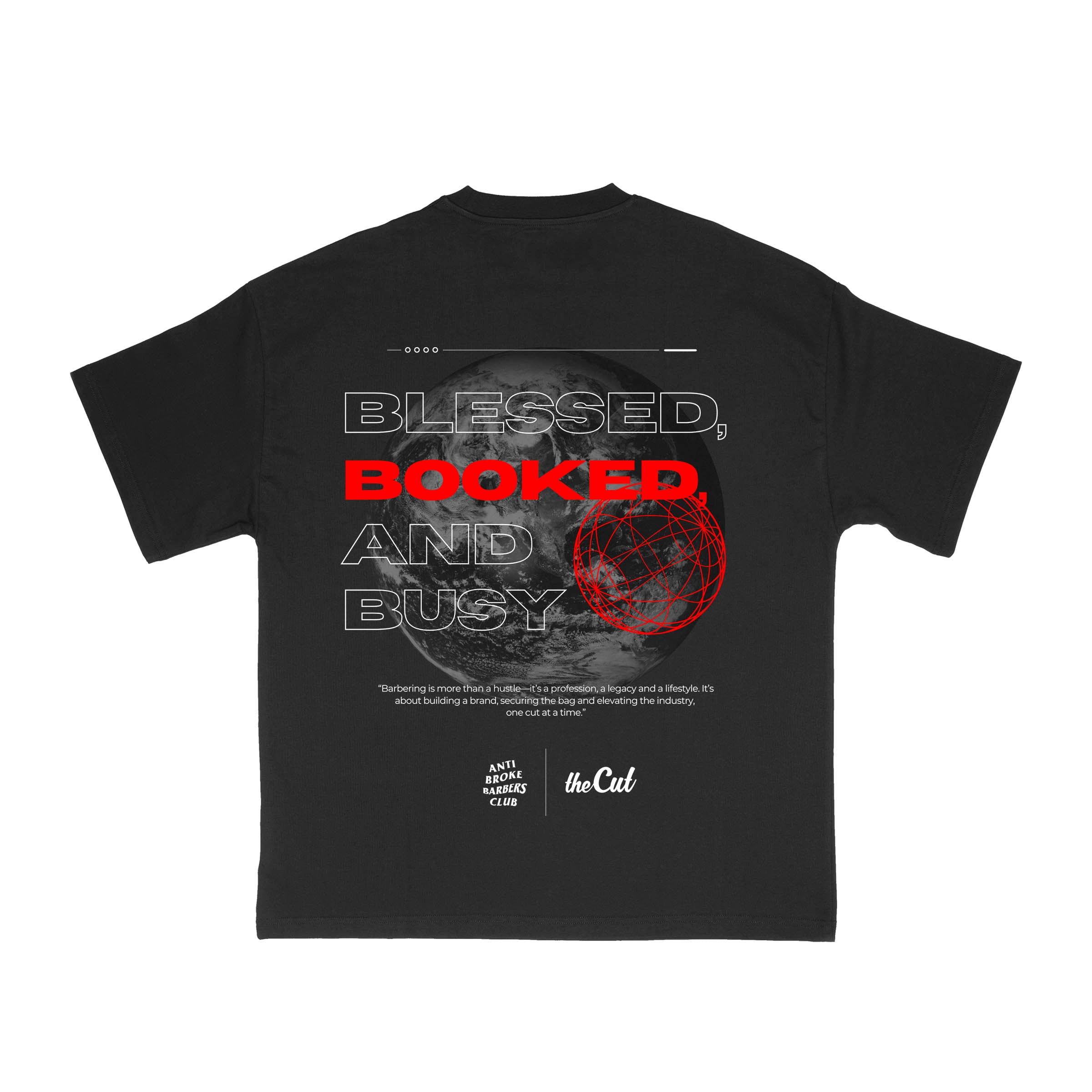 Blessed, Booked & Busy Tee - Red