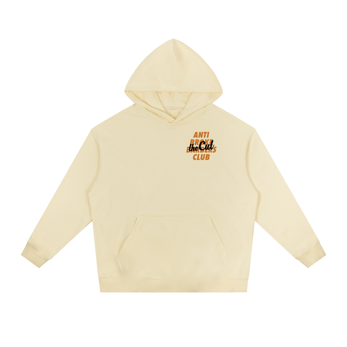 ABBC x theCut Collab Hoodie - Off White / Orange