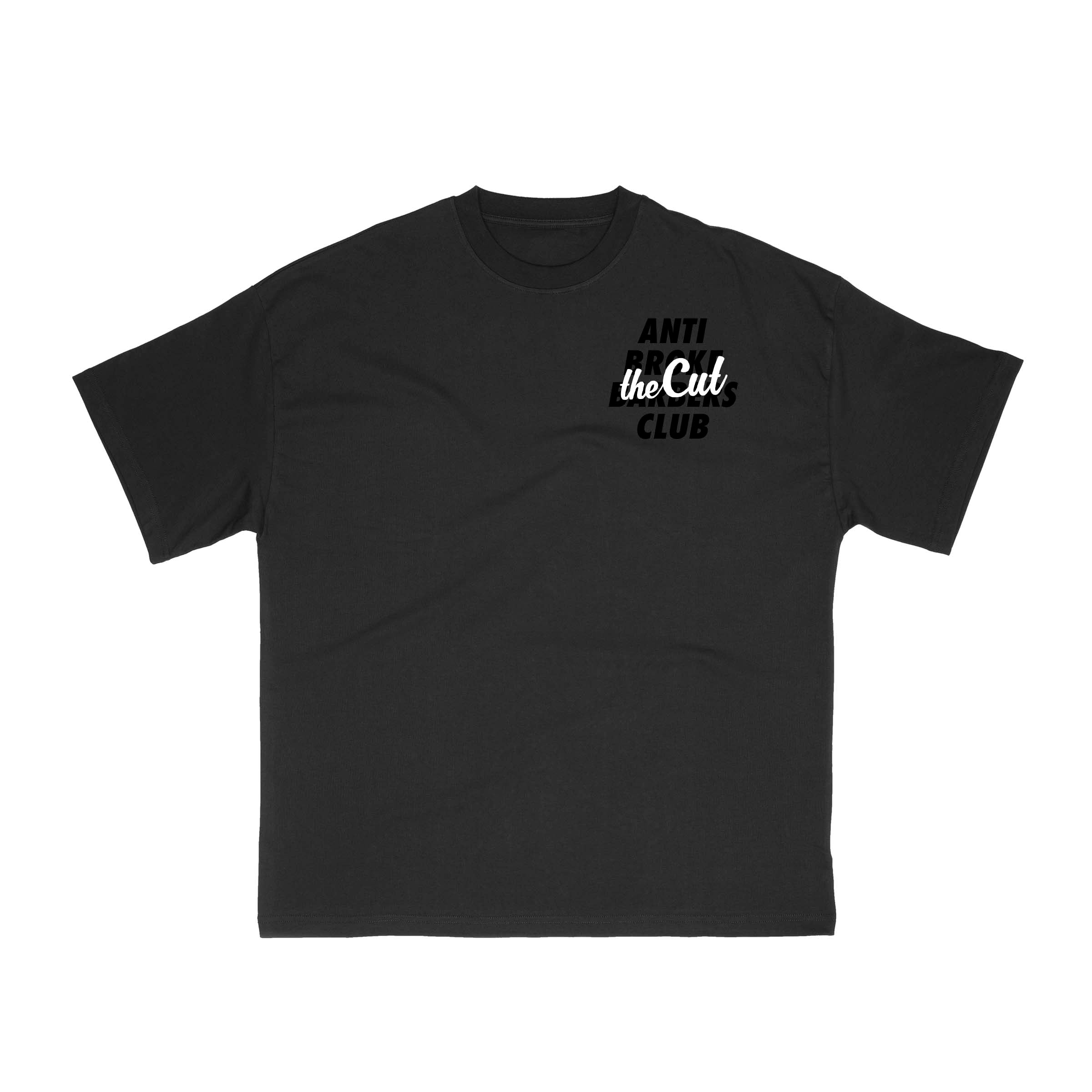 ABBC x theCut Stacked Logo Tee - Black