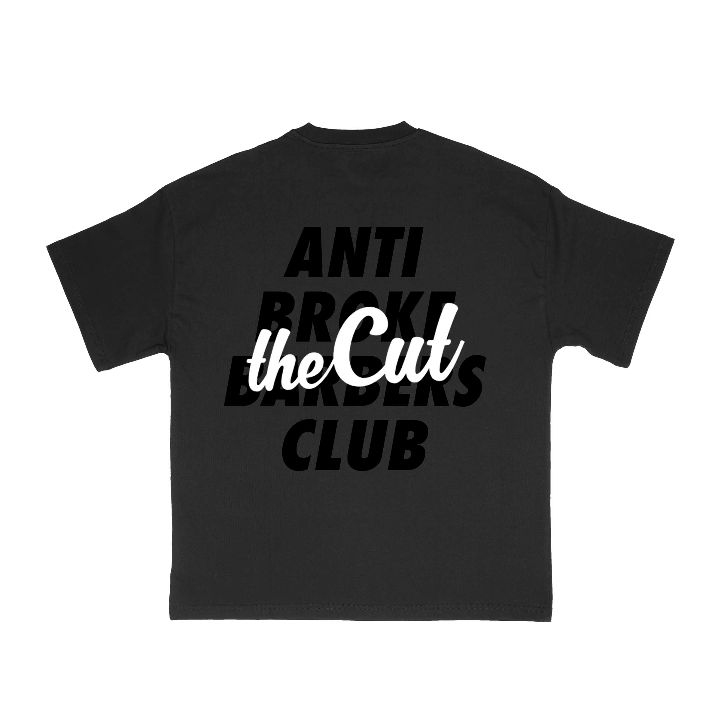 ABBC x theCut Stacked Logo Tee - Black