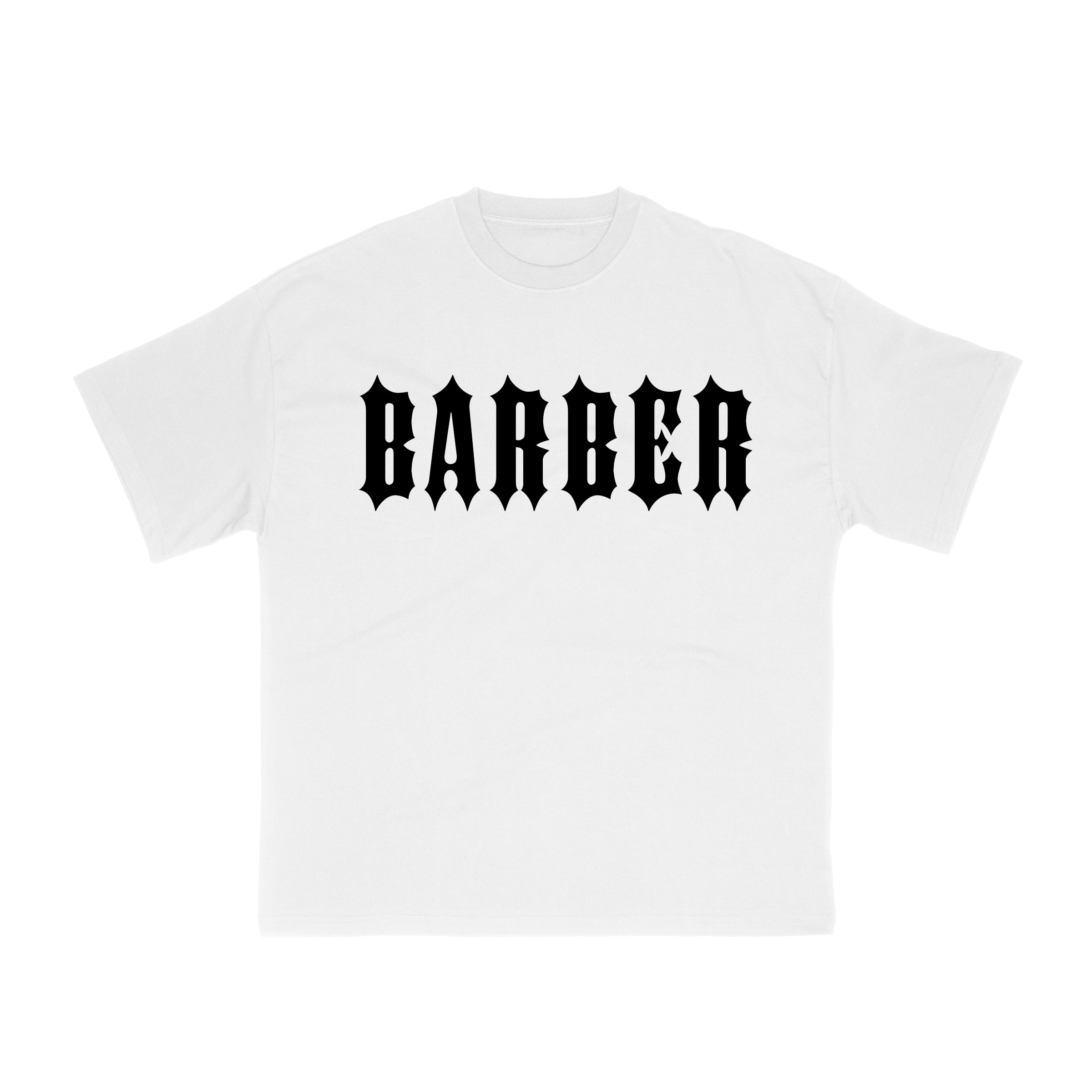 Razor Sharp Barber Tee - White