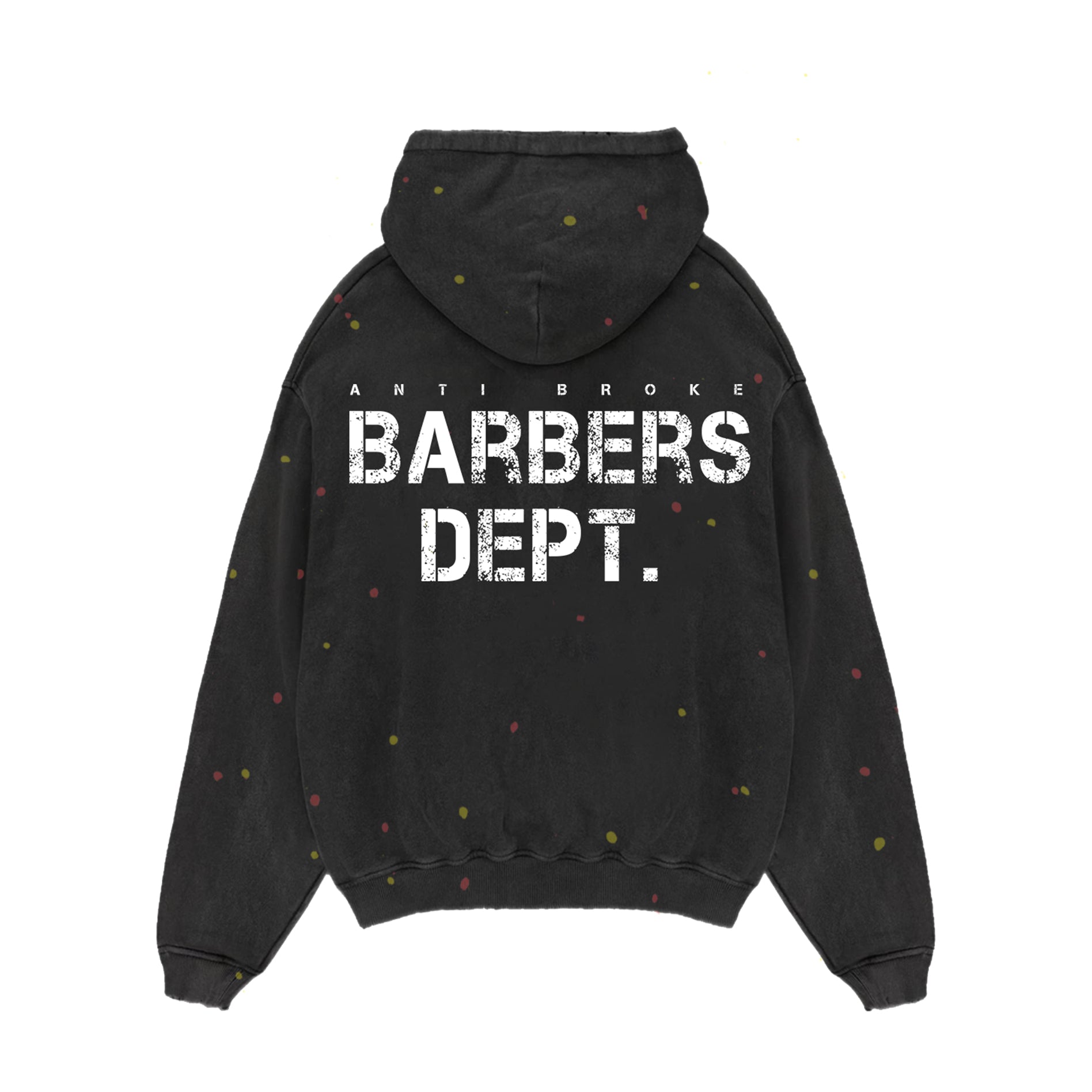 Barbers Dept. Painted Hoodie