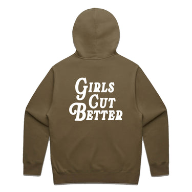 Girls Cut Better Sweatshirt - Brown