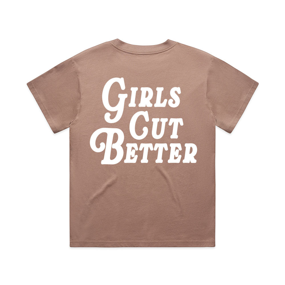 Girls Cut Better Tee - Pink