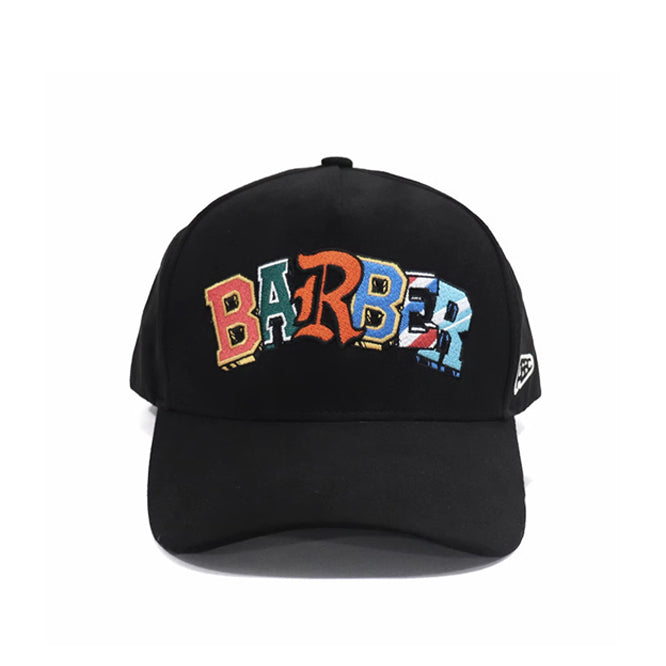 Barber Letters Hat - Black
