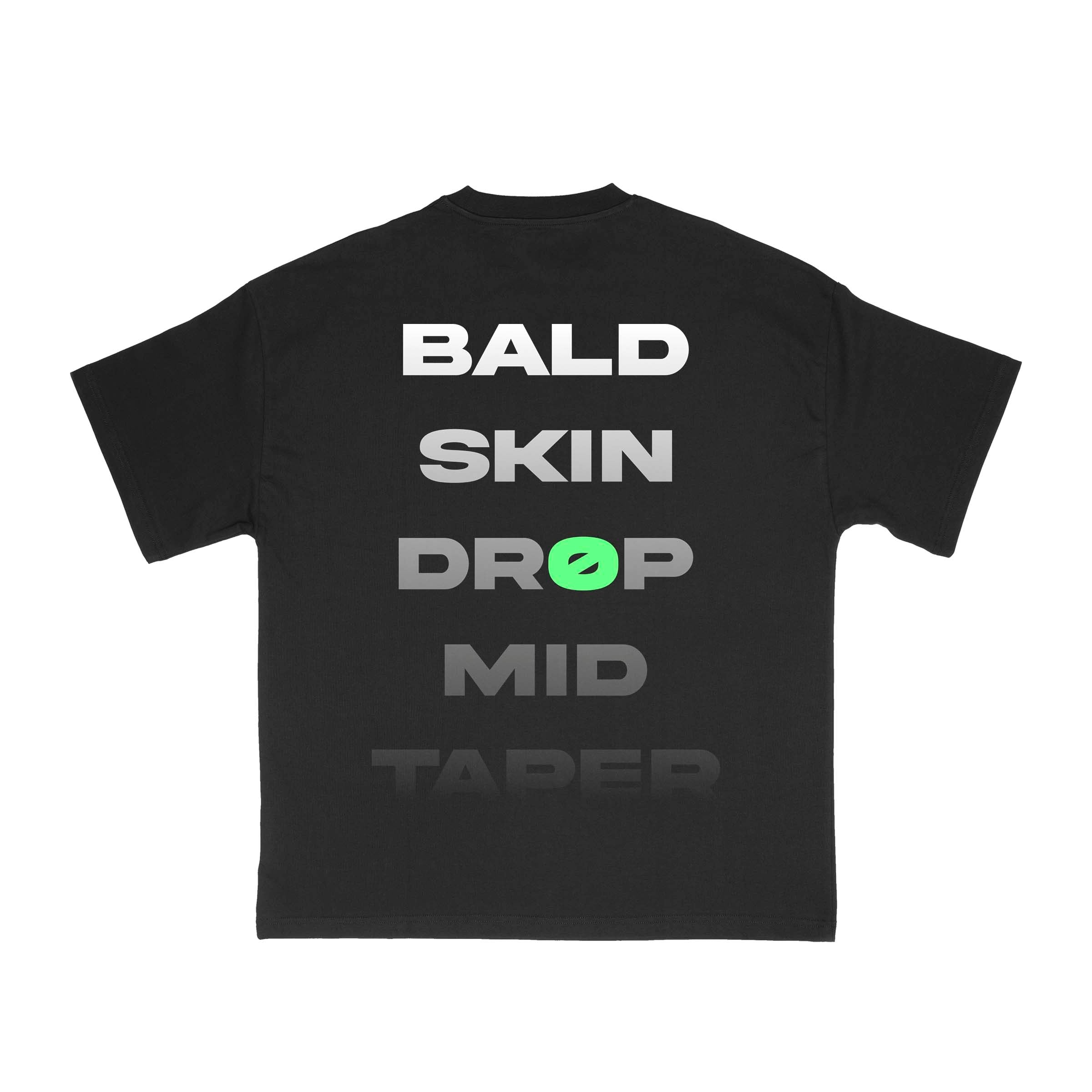 No Bad Fades Tee - Black/Green