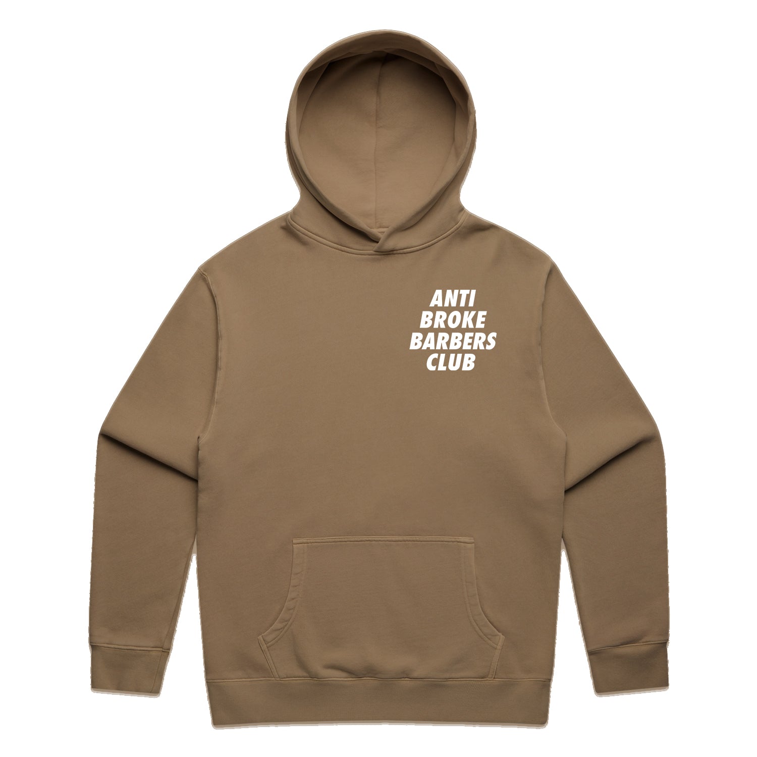 Trademark Hoodie - Faded Brown/White