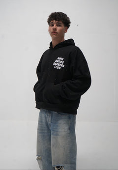 ChoppedbyWyatt in our Black Diamond Trademark Hoodie