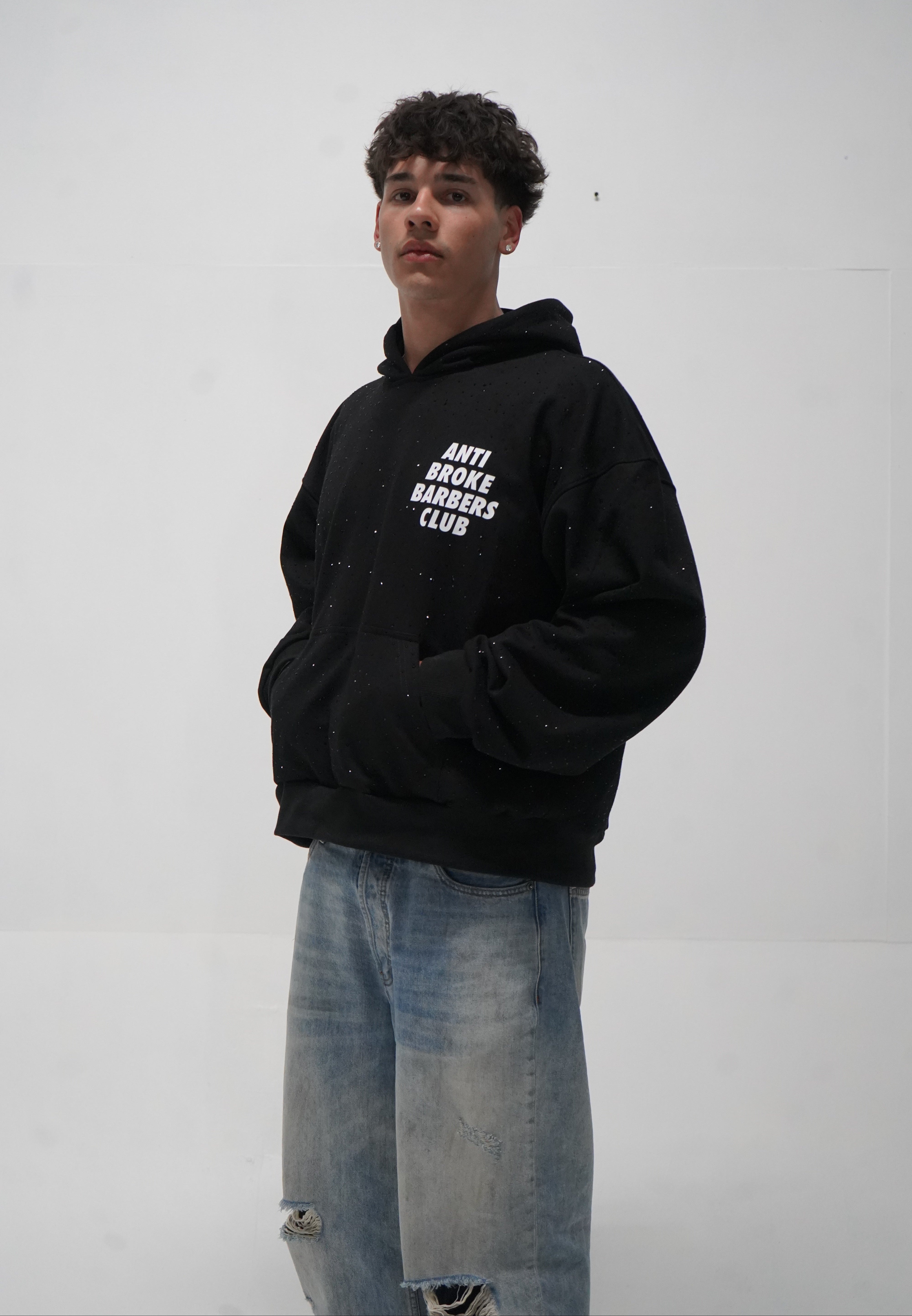ChoppedbyWyatt in our Black Diamond Trademark Hoodie