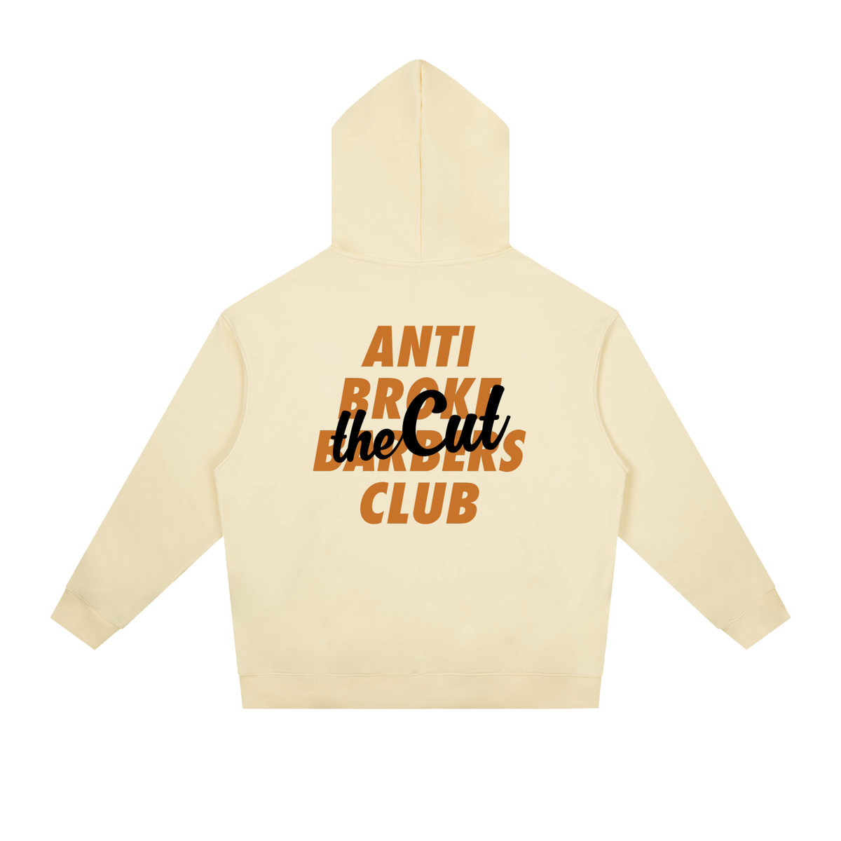 ABBC x theCut Collab Hoodie - Off White / Orange