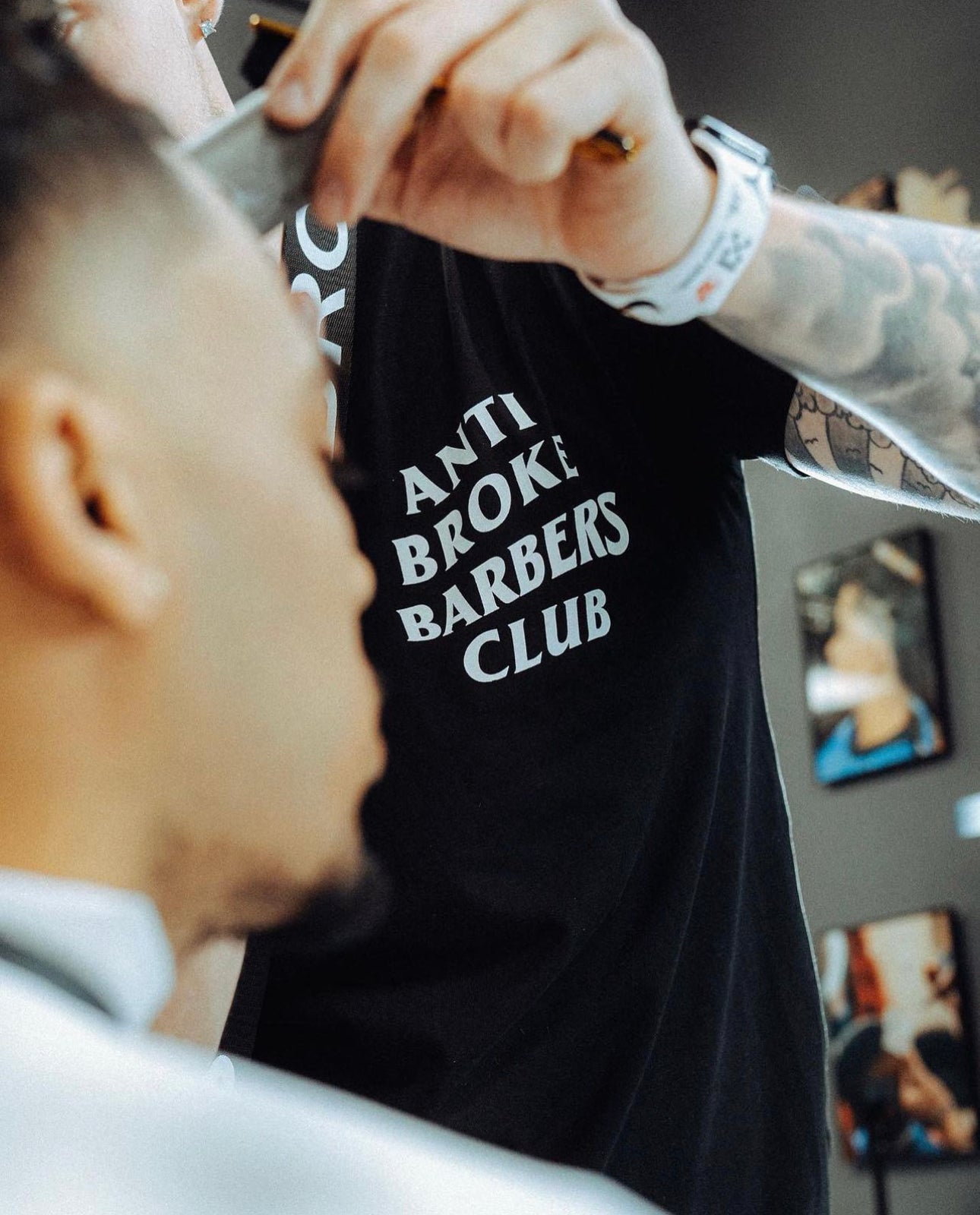 Anti Broke Barbers Classic Tee - Black