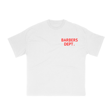 Load image into Gallery viewer, Barbers Dept. Tee - White
