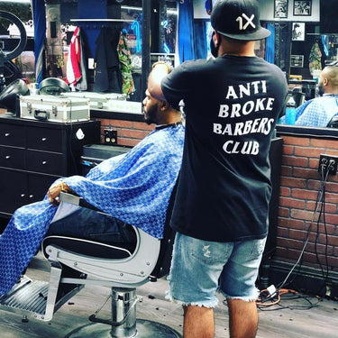 Anti Broke Barbers Classic Logo Tee - Black